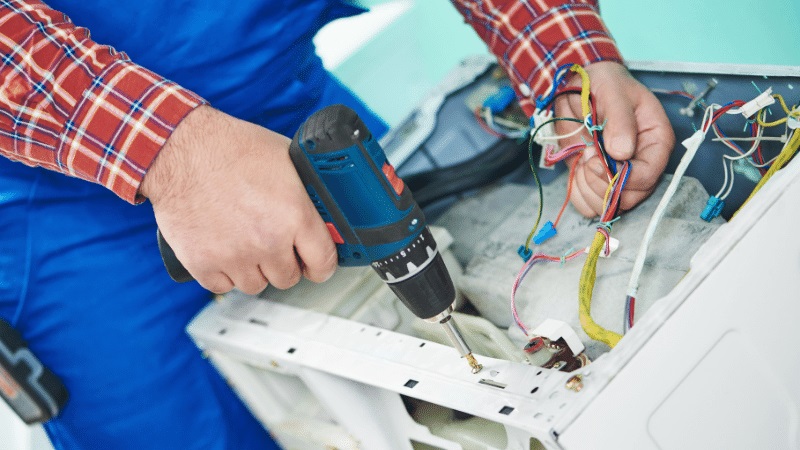 Kandıra Sunny Sunny çamaşır makinesi kart tamiri – Su almama arızası orijinal parça ile giderildi. - Teknik servis örneği